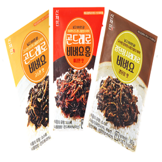 강원더몰,(강원we)간편식 한끼식사 곤드레 나물밥 시래기 비빔밥 비빔소스 비벼요 80g 9봉